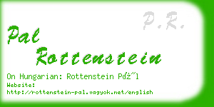 pal rottenstein business card